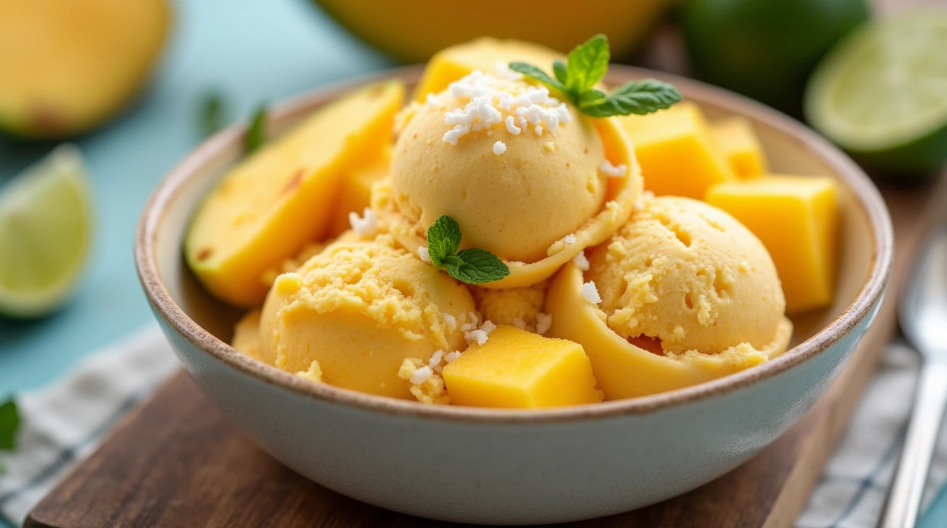 Propitious Mango Ice Cream