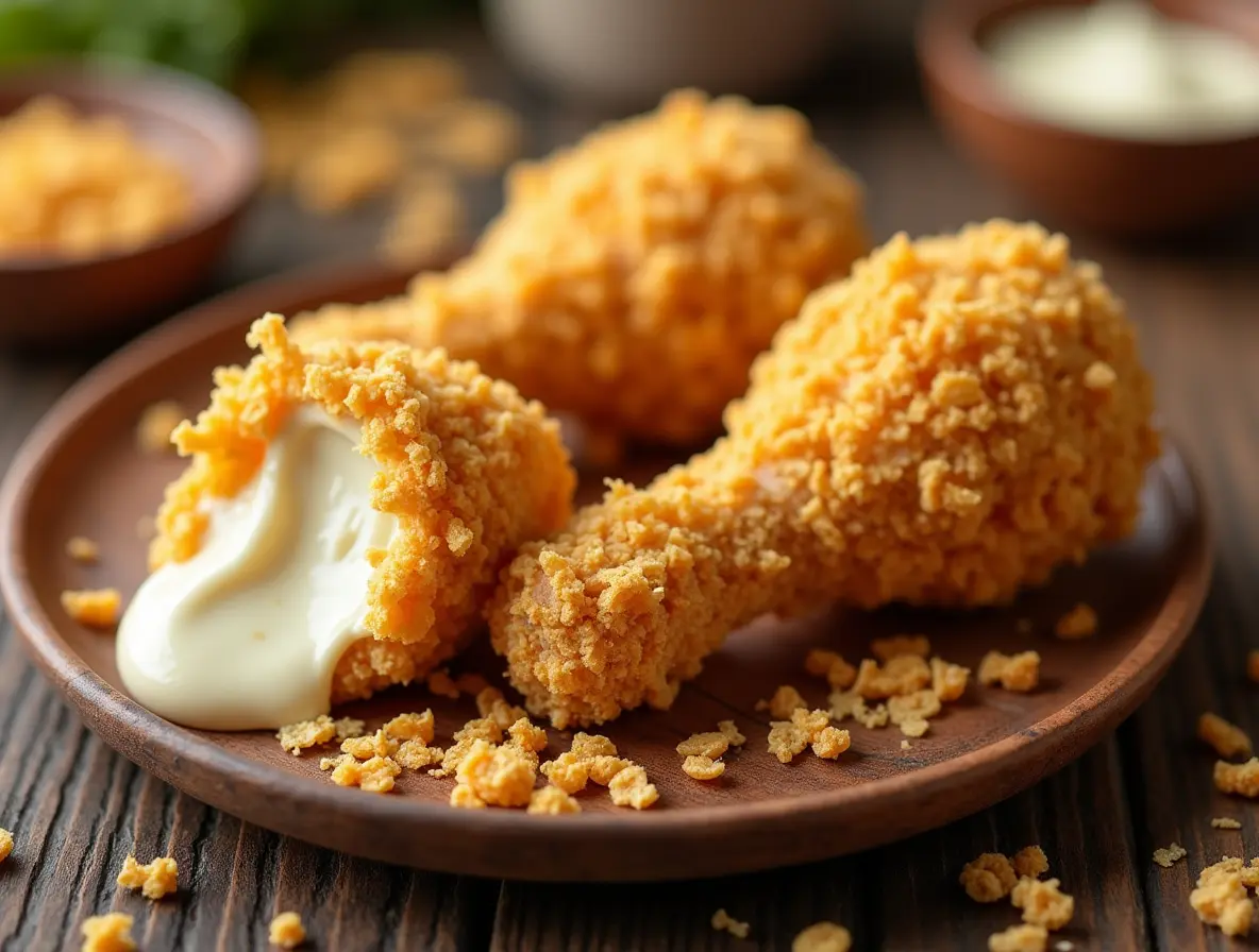 fried chicken ice cream​
